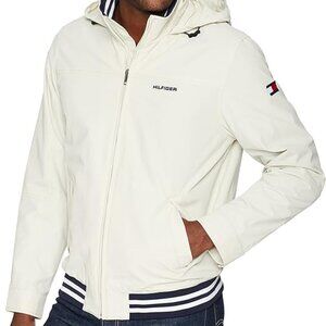 Tommy Hilfiger Regatta Spring Jacket, Size Small, Ivory Beige